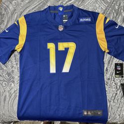 Rams 17 Nacua Stitched Men Jersey (Small To 3X)