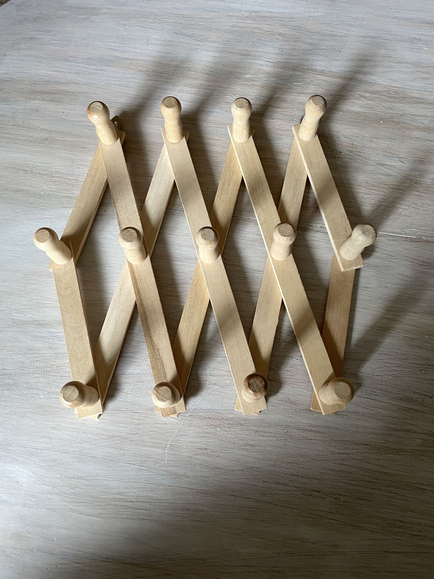 Accordion Peg Rack