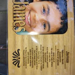 Carved Wooden Picture Frame of James Horoscope