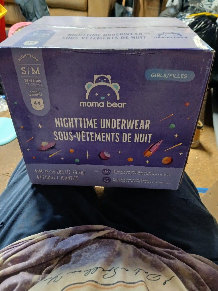 Brand New Box Of Nighttime Underwear For Girls 