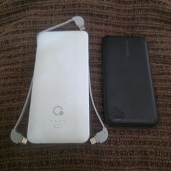 Two 10000mAh Portable Power Banks