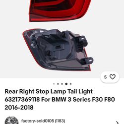 BMW 2016-2018 Right Tail Light 
