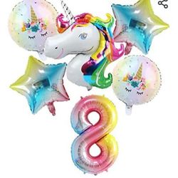 Unicorn Birthday Party Decoration Ballons