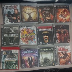 Various PS3 Games In Excellent Condition Read Description