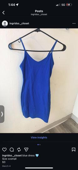 Blue dress (xsmall) $3