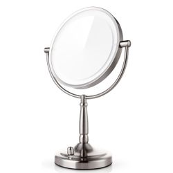 8" LED Makeup Mirror, Two Sided
