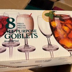 Goblets Never Used