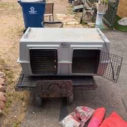 Double Dog Crate 