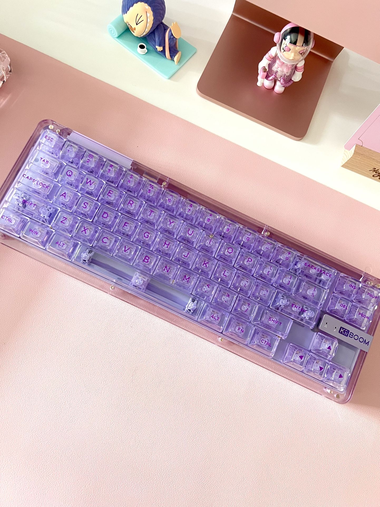 KiiBoom Phantom 68 Mechanical Keyboard Purple