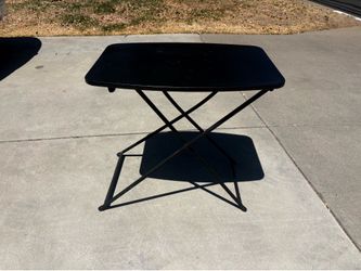 Folding TV tray height adjustable