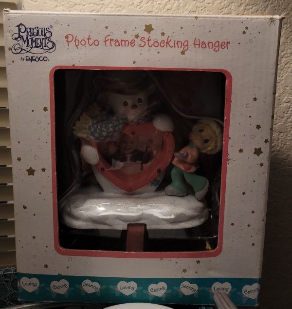 Precious Moments Photo Frame Stocking Hanger
