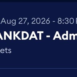 Crankdat 8/27 Tickets 