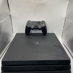 Sony PlayStation 4 Pro 1TB LOW FIRMWARE PS4 v10 With Controller Tested Genuine