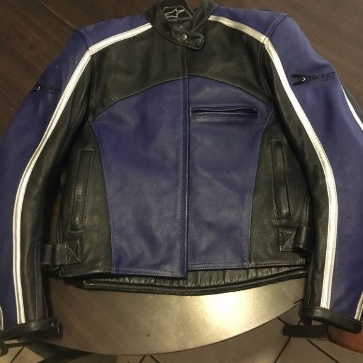 Woman’s Leather Motorcycle Jacket Joe Rocket