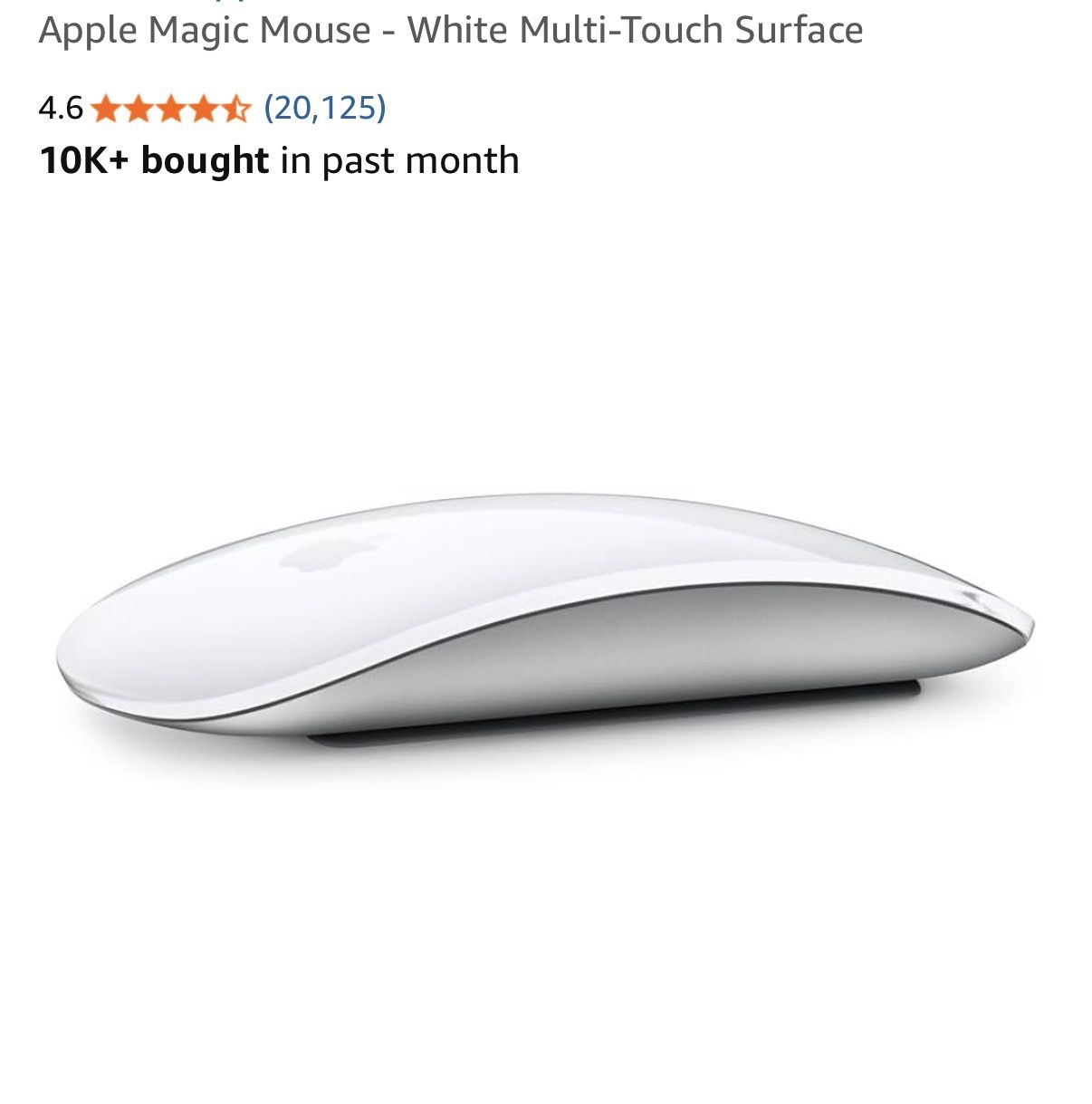 Apple Magic Mouse - White Multi-Touch Surface 