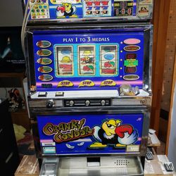 Vintage Japanese Cranky Condor Slot Machine (Will Not Receive Tokens) (Read Description)