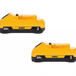 20V MAX Compact Lithium-Ion 3.0Ah Battery Pack (2 Pack)