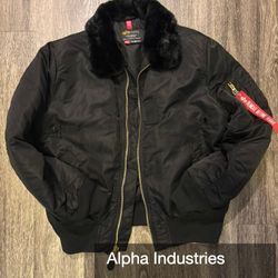 Mens Alpha Industries Bomber Jacket 