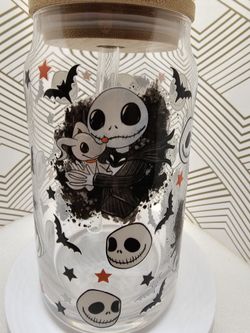 Nightmare Before Christmas Libbey Glass Tumbler