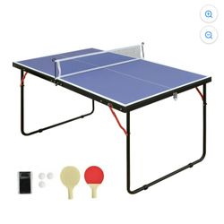 4.5ft Ping Pong Table Set with Accessories