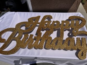 HAPPY BIRTHDAY SIGN