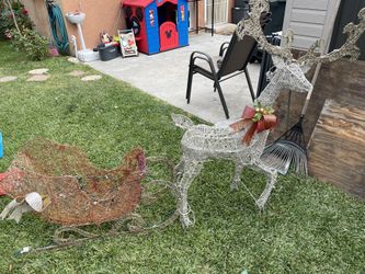 Reindeer And Sleigh