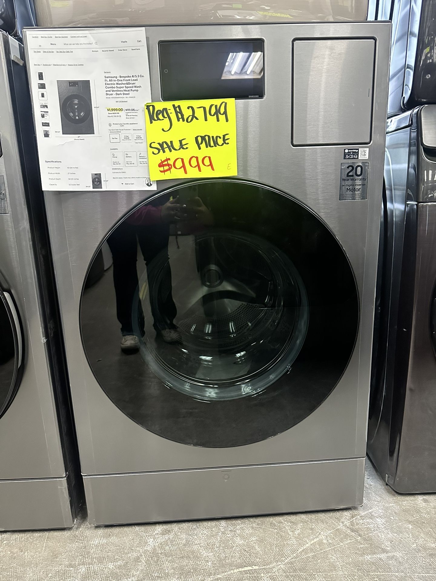 Samsung Electric Washer/dryer Combo Electric