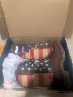 Rebel™ by Durango® Patriotic Pull-On Western Flag Boot
