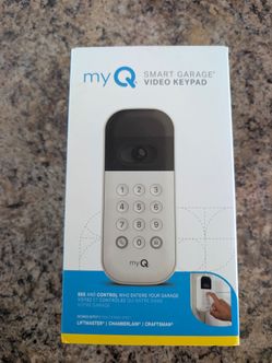 MyQ garage door video keypad