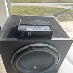 JL Audio 13w6v2-d4 In Sealed Box With JL 600/1 Amp 