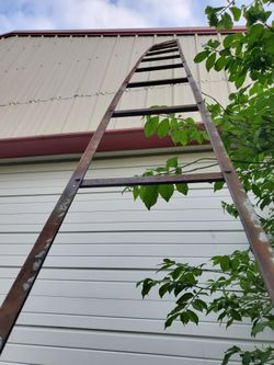 Silo Ladder Antique. 20ft..