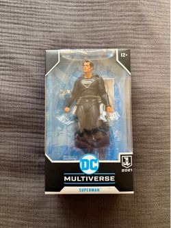 McFarlane Toys DC Multiverse Justice League 2021 Superman Black Suit 7" (NEW)