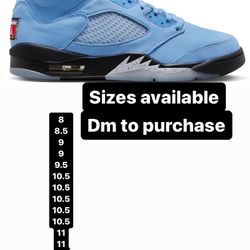 Jordan 5 UNC