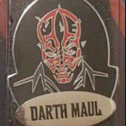 Disney Star Wars "EPISODE I" DARTH MAUL Lapel/Hat/Tie Pin (NEW IN PACKAGE) By APPLAUSE  Please Read Description.