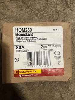 80amp square D 2 - pole