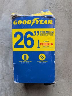 26"x2.1"-2.4" heavy duty bike tube - Presta valve
