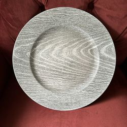 Faux Wood Chargers