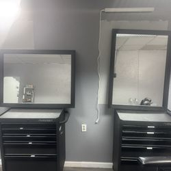 Husky Tool Box & Barber Chair