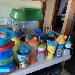 Plates, Cups, Sippy's, Snack and sippy in one!