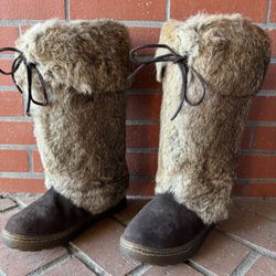 Bearpaw Women’s Furry Winter Boots 