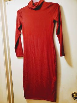 Red Form Fitting Women's Dress🌹