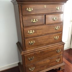 7 drawer mahogany dresser