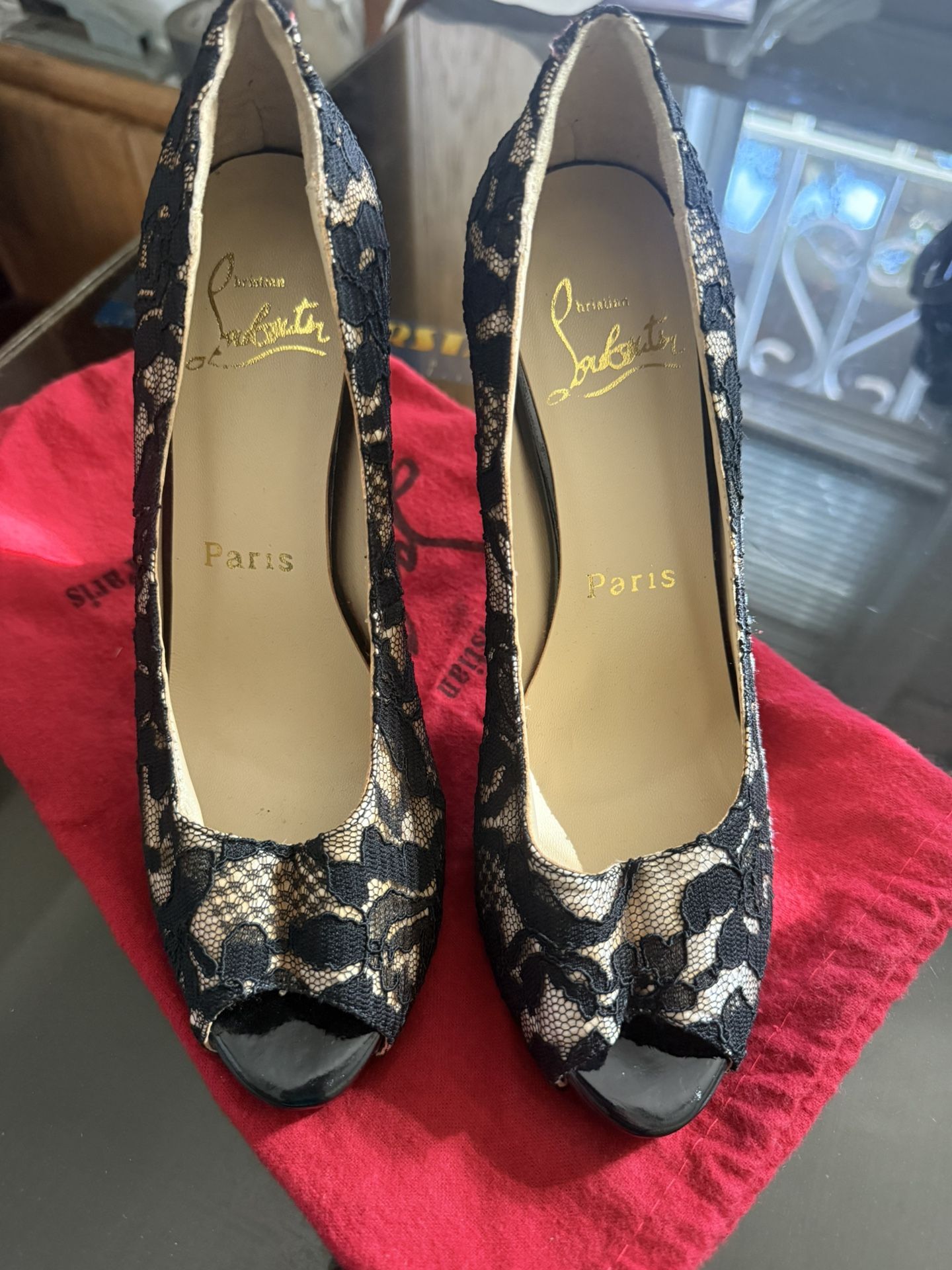 christian louboutin heels Size 7