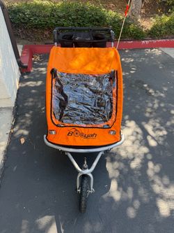 Booyah Double Child Bike Trailer Stroller