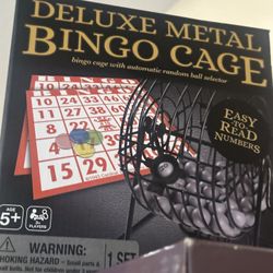 Deluxe Metal Bingo Cage