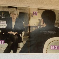 Princess Diana Panorama Interview (4) Page Magazine Article