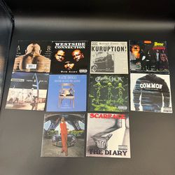 90s Rap Hip Hop CD Inserts Lot 2Pac Warren G Scarface Cypress Hill No CDs