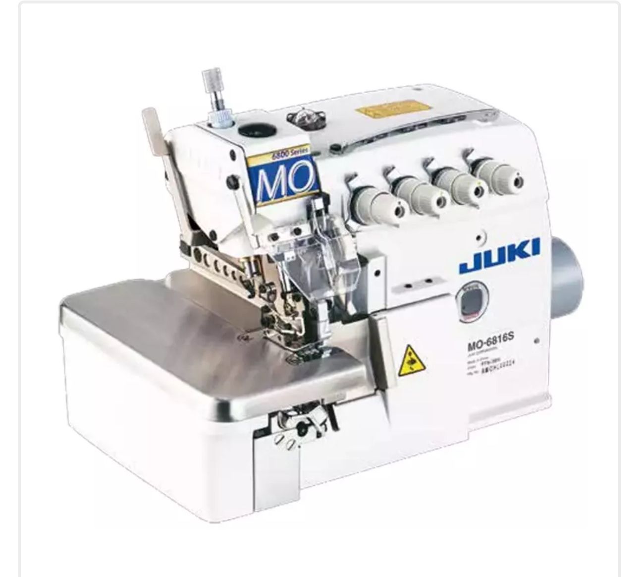 JUKI MO-6816S 5-Thread High-speed Overlock Safety Stitch Industrial Serger With Table and Servo Motor