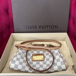 Authentic Louis Vuitton Eva Clutch Bag