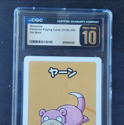 Old maid Pokemon Slowpoke Cgc 10